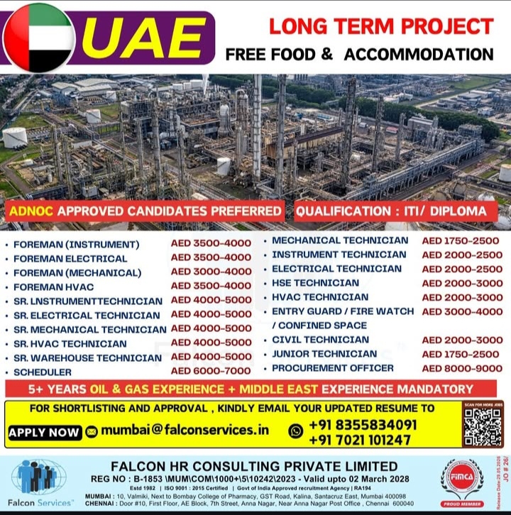 Long term project in Dubai