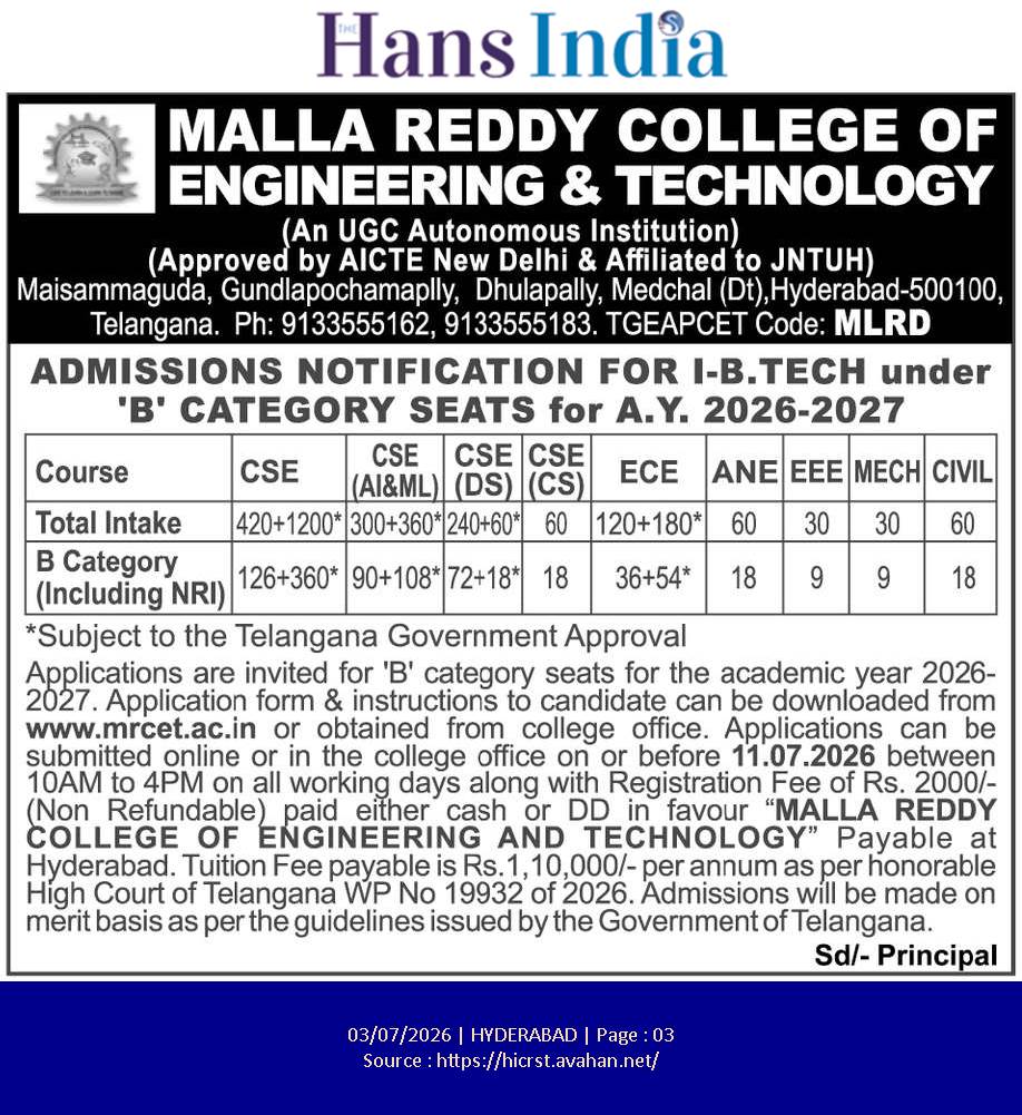 MALLA REDDY COLLEE OF ENGINEERING