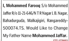 NAME CHANGE NOTICE
