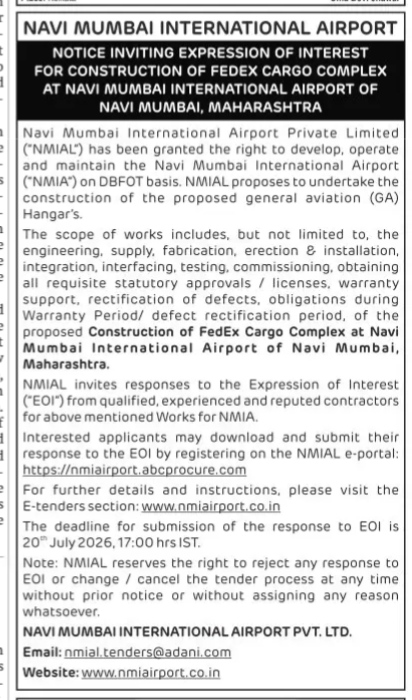 NOTICE INVITING EXPRESSION OF INTREST