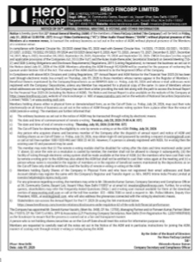 NOTICE OF 10TH ANNUAL GENERAL MEETING