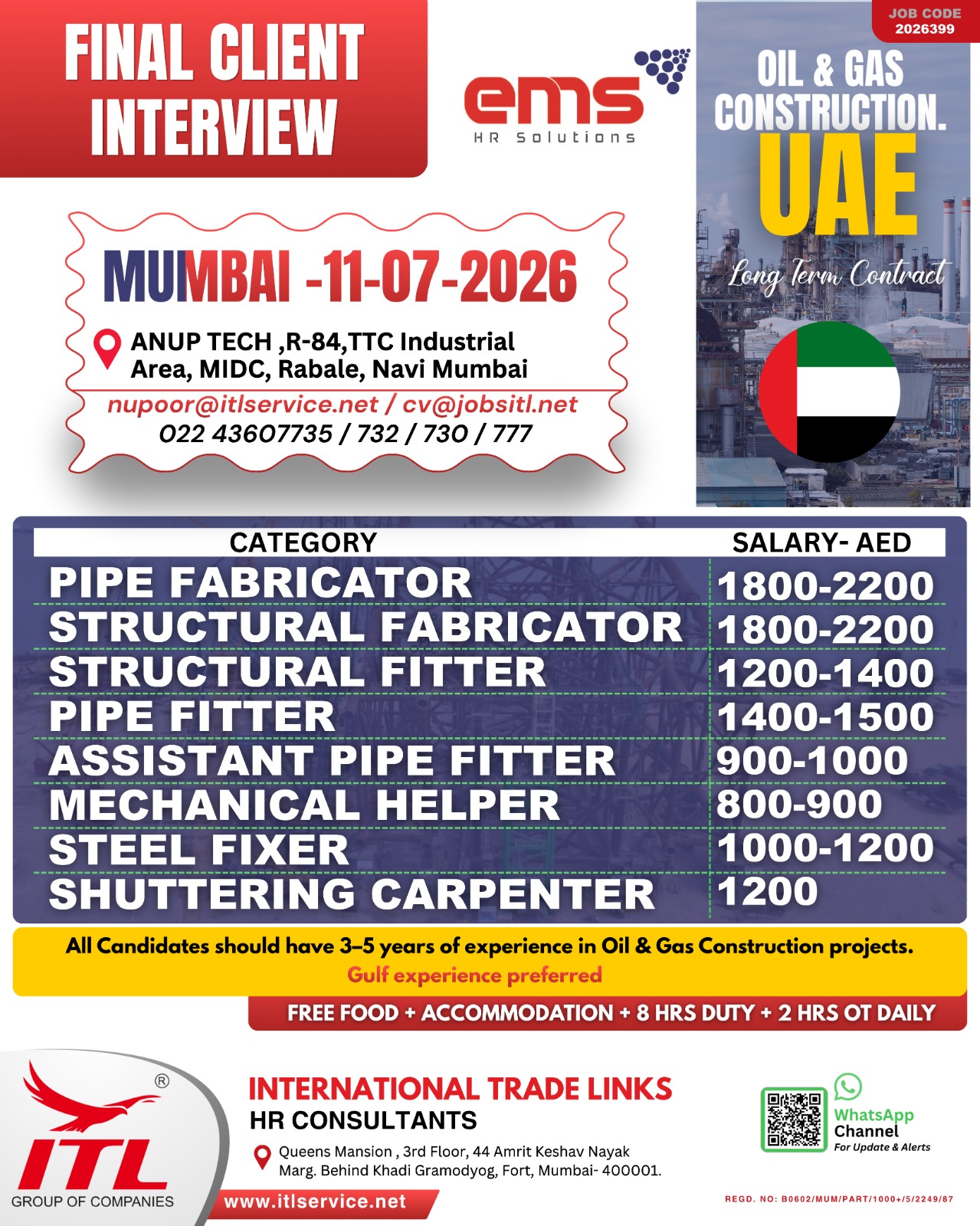 OIL AND GAS CONSTRUCTION company of UAE