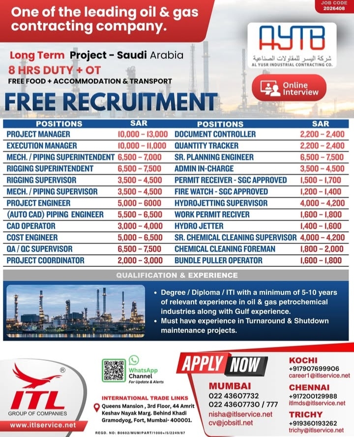 ONE OF THE LEADING COMPANY IN OIL AND GAS COMPANY IN SAUDI arabia