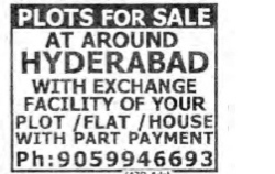 PLOT FOR SALE AT HYDERABAD