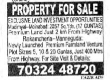 PROPERTY FOR SALE