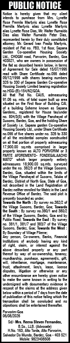 Public Notice of Property Purchase Investigation