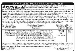 Public Notice: Symbolic Possession of Property
