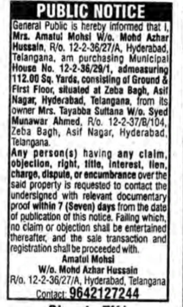 public notice