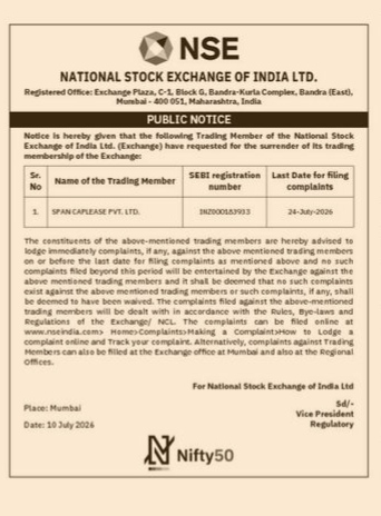 PUBLIC NOTICE