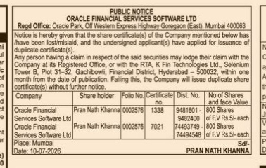 PUBLIC NOTICE
