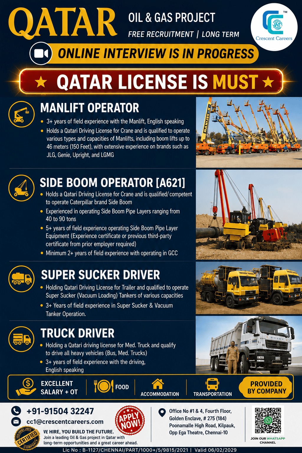 Qatar oil and gas project