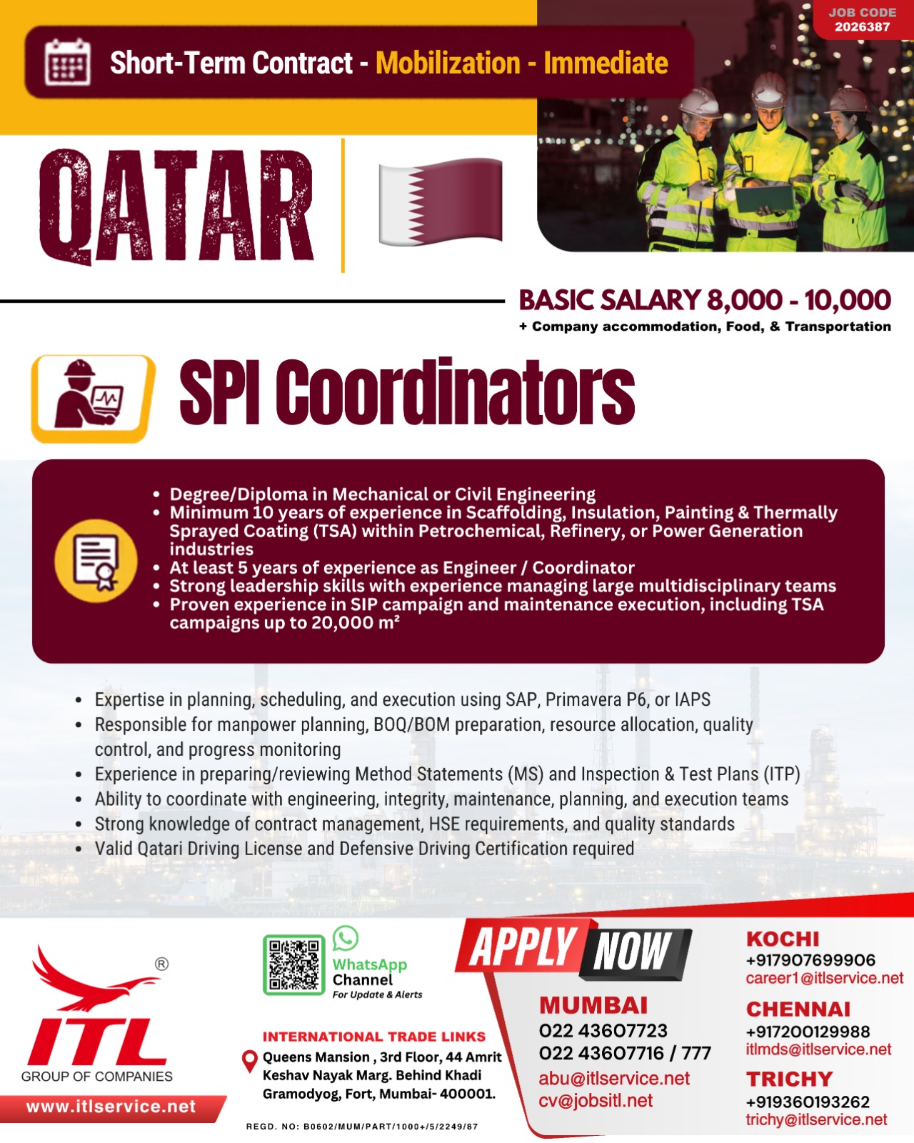 Qatar Requirement