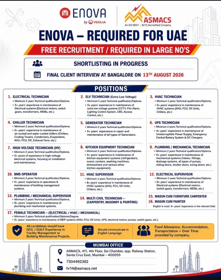 REQUIRED FOR UAE