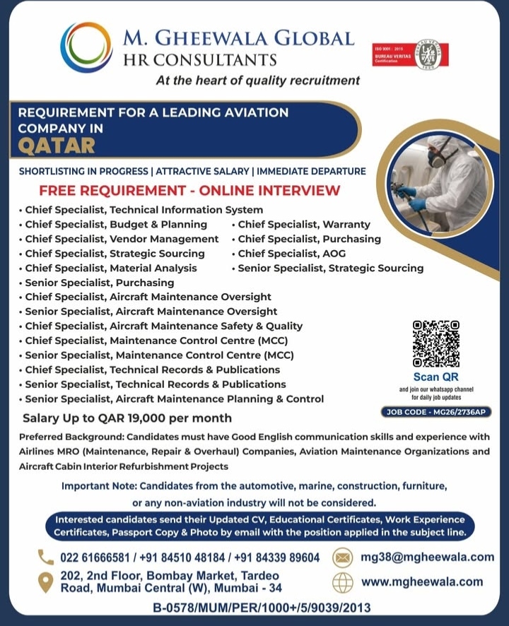 Requirement in QATAR