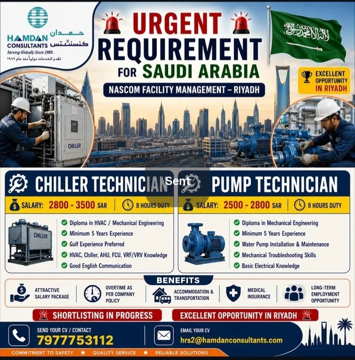 Requirment in SAUDI ARABIA