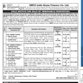 SALE NOTICE OF IMMOVABLE PROPERTY