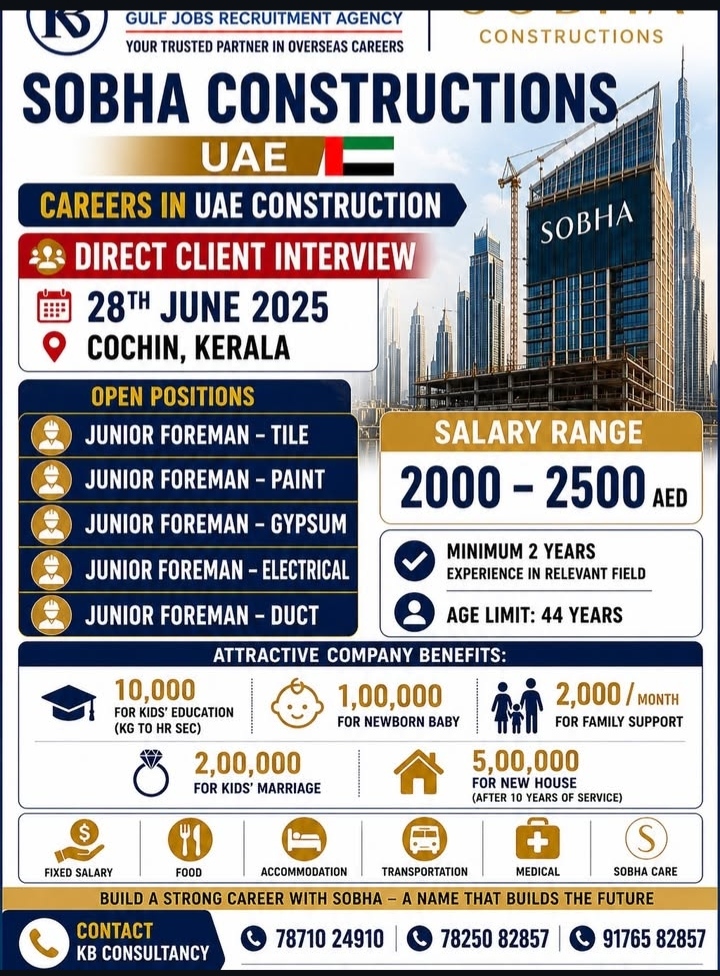 Sobah construction in UAE