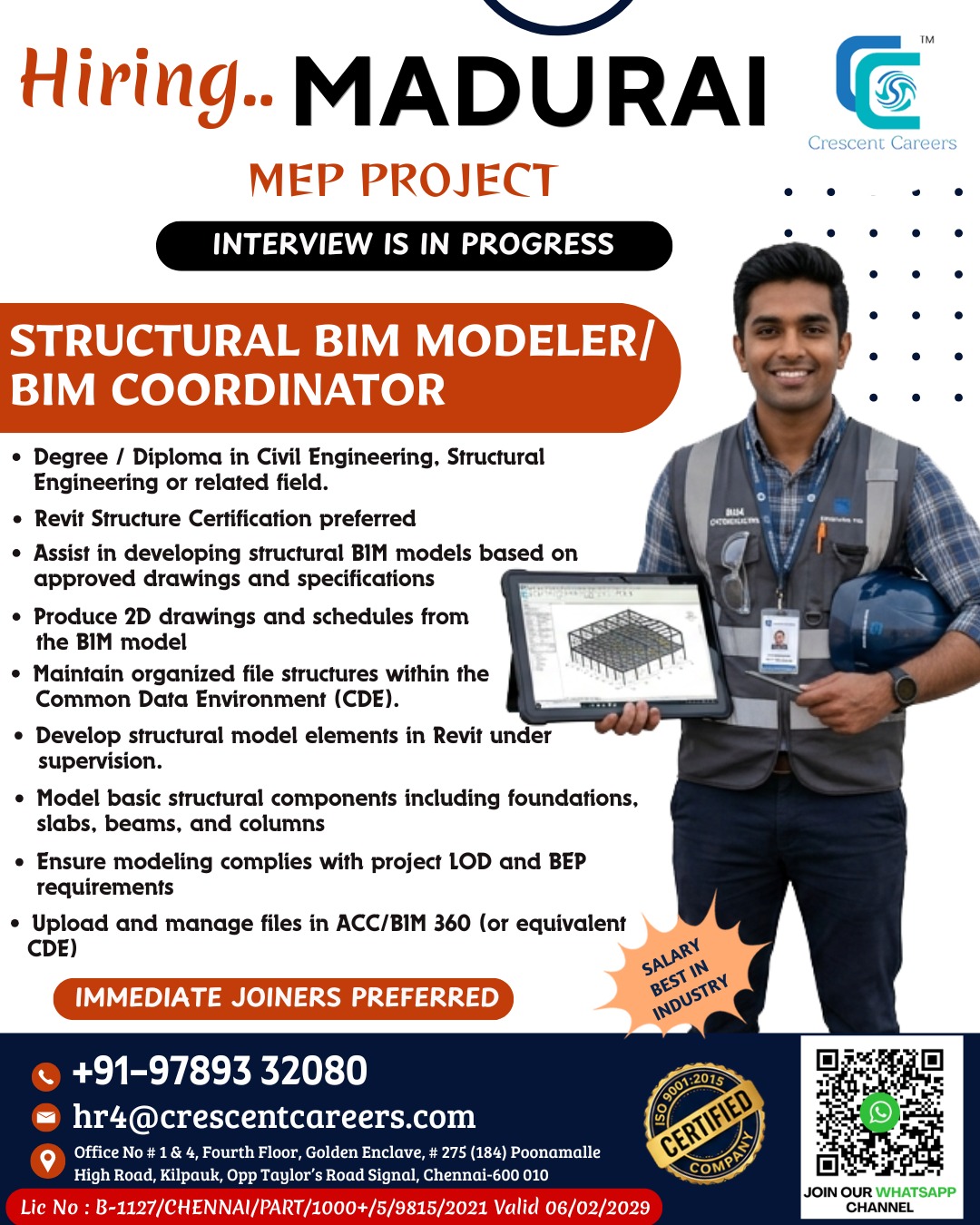 Structural BIM Modeler Job Opening