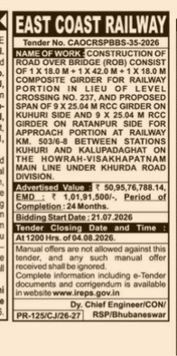 TENDER NOTICE