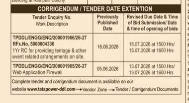 TENDER notice
