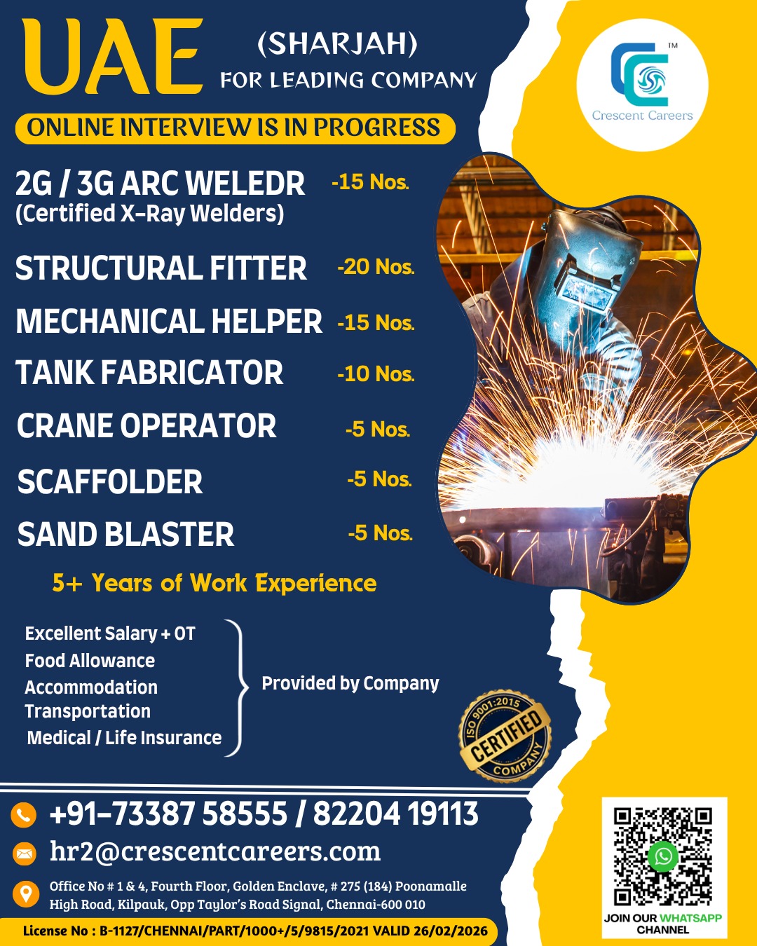 UAE JOB OPPORTUNITY