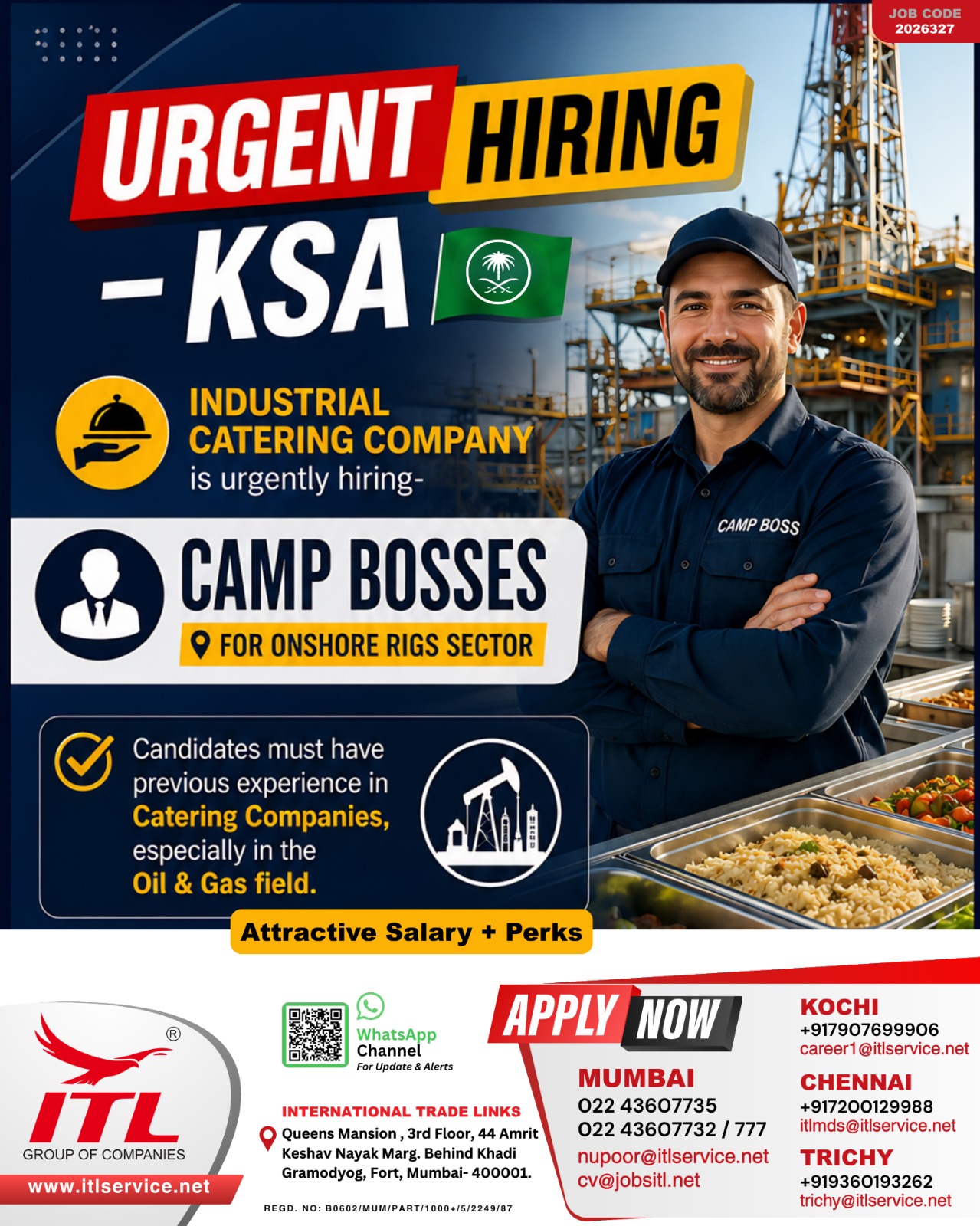 URGENT HIRING KSA