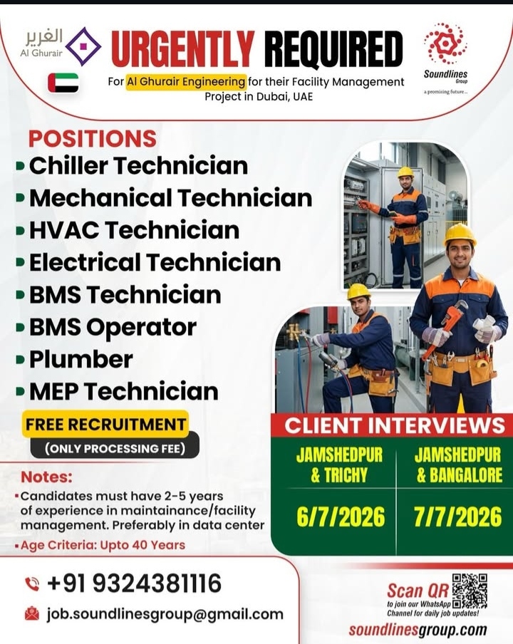 URGENT REQUIRED FOR DUBAI