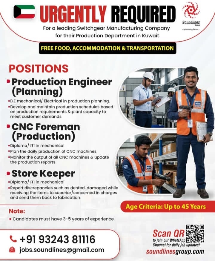 URGENT REQUIRED FOR SAUDI ARABIA