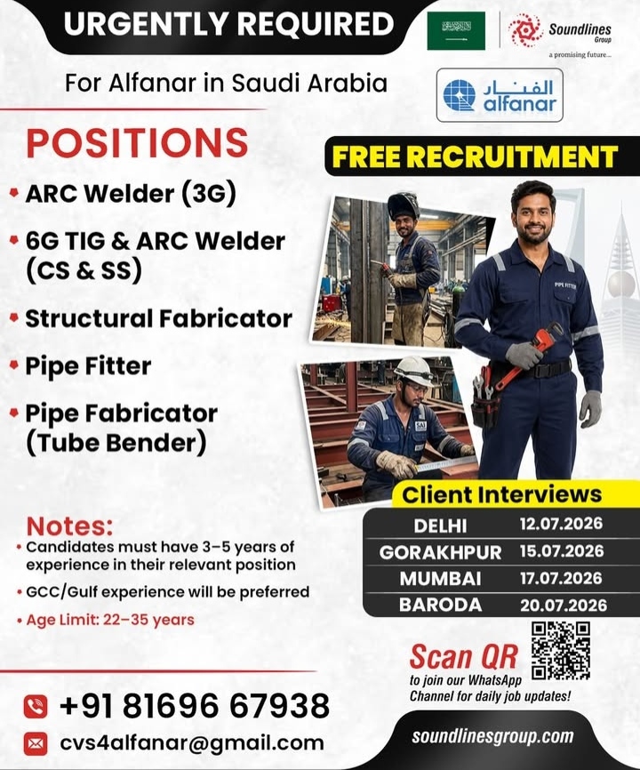 URGWNT REQUIREMENT FOR SAUDI ARABIA