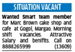 WANTED SMART TEAM MEMBER