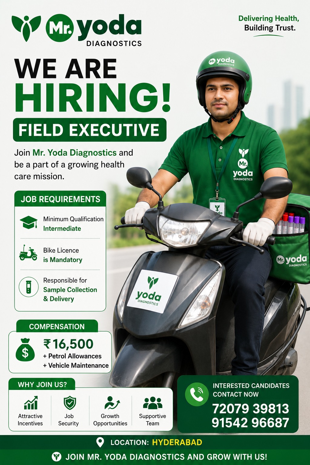 We are hiring field executive