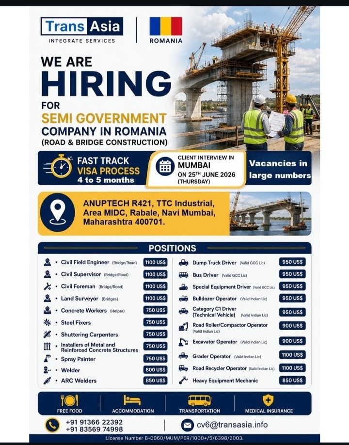We are Hiring for semi govt
