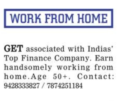 Work From Home Financial Opportunity