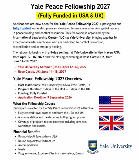 Yale University (USA) & Rose Castle (UK).