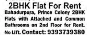 2 Bhk Flats for Rent