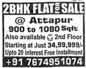 2 Bhk Flats For Sale