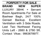 3BHK apartment for sale At Basheerbagh
