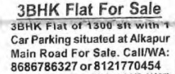 3BHK FLAT FOR SALE