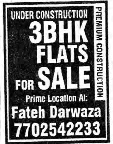 3BHK FLATS FOR SALE