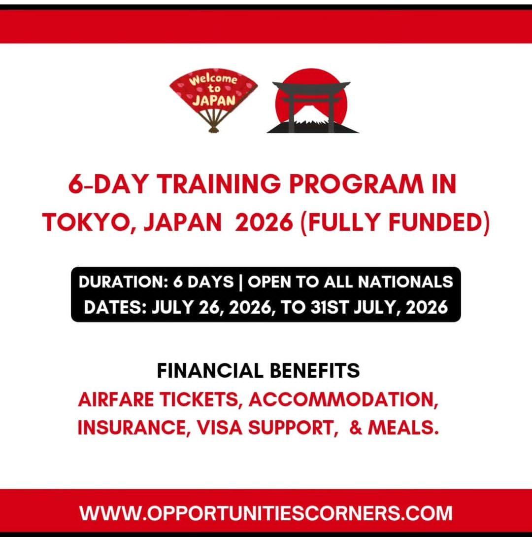 6 DAY TRAINING PROGRAM IN JAPAN