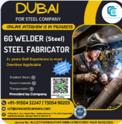 6G WELDER [STEEL] / STEEL FABRICATOR