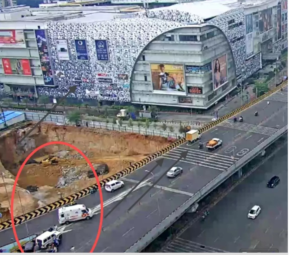 Accident on Botanical Garden Flyover Triggers Traffic Congestion in Hyderabad
