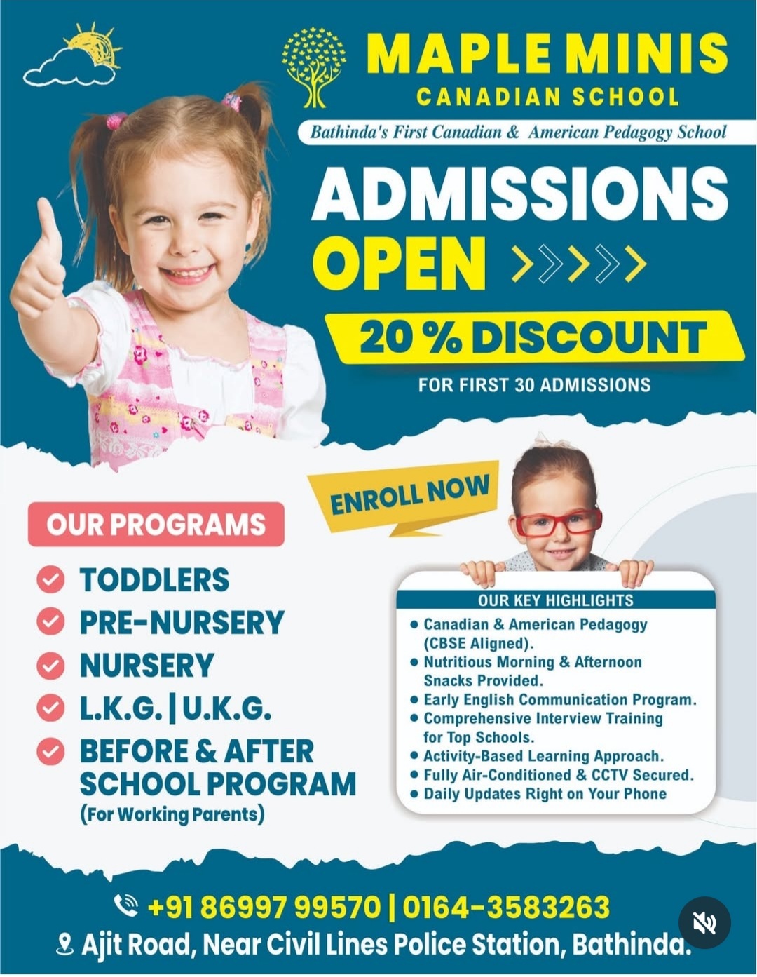 ADMISSIONS OPEN
