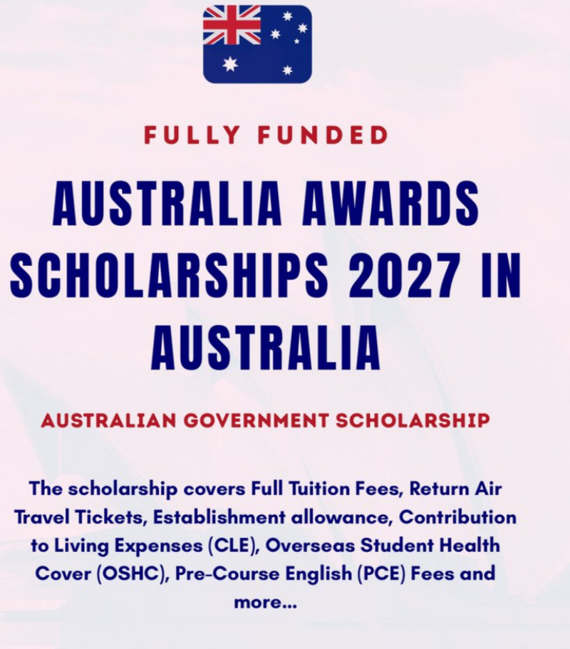 Australia Awards Scholarships 2027 | Fully Funded | Study in Australia