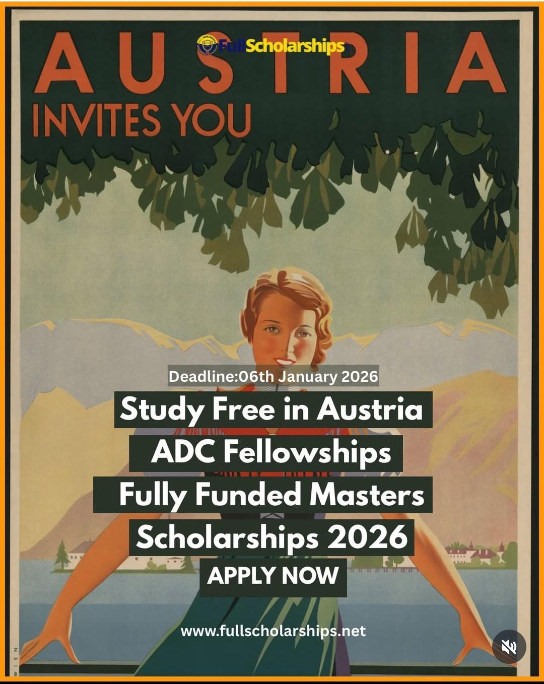 Austrian Development cooperation scholarship 2026 fully funded