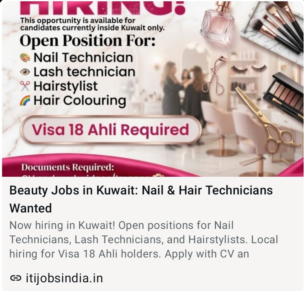 BEAUTY JOBS IN KUWAIT