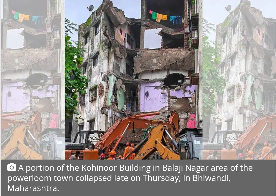 Bhiwandi building collapse kills 9, at least 3 still trapped