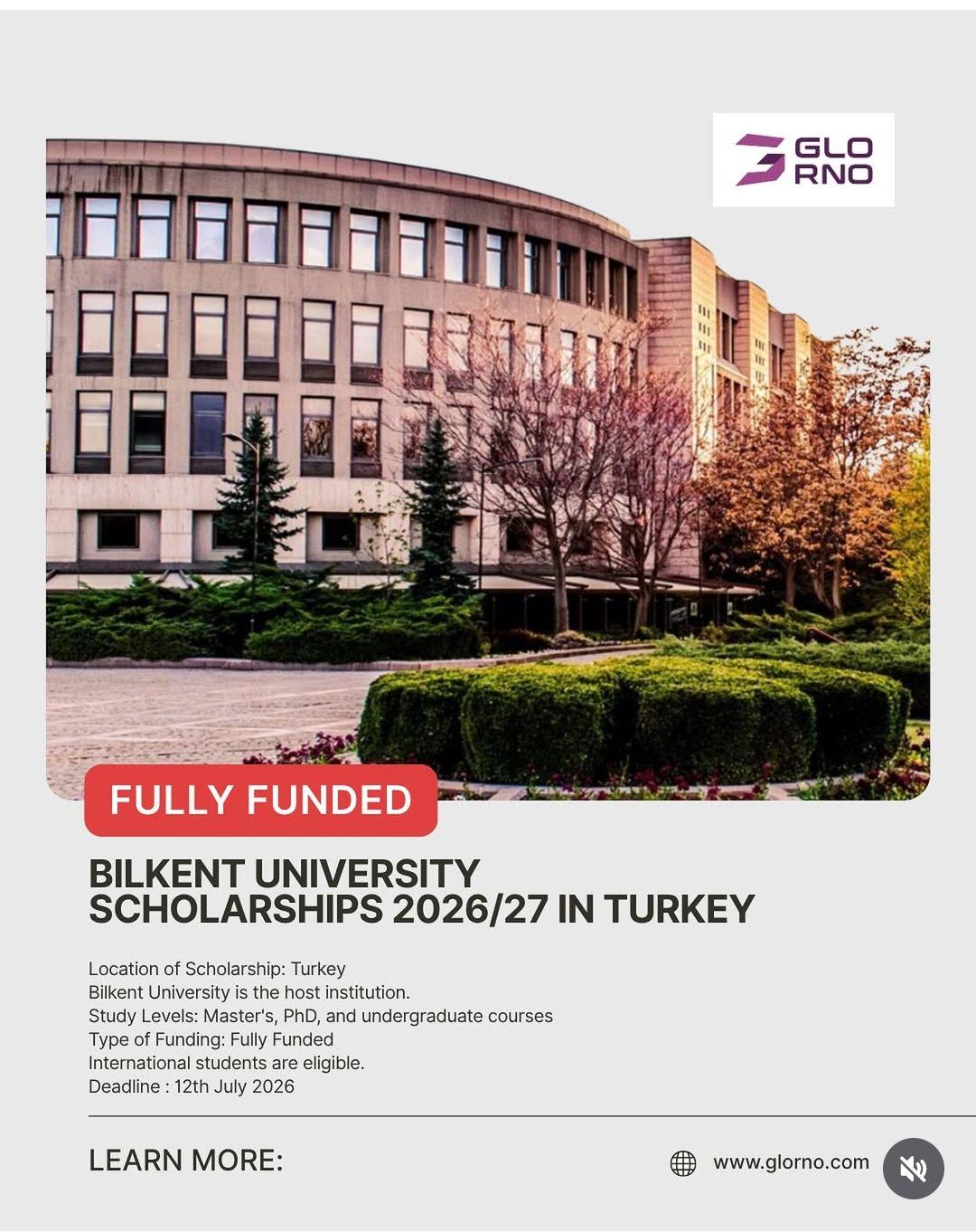 BILLKENT UNIVERSITY SCHOLORSHIPS