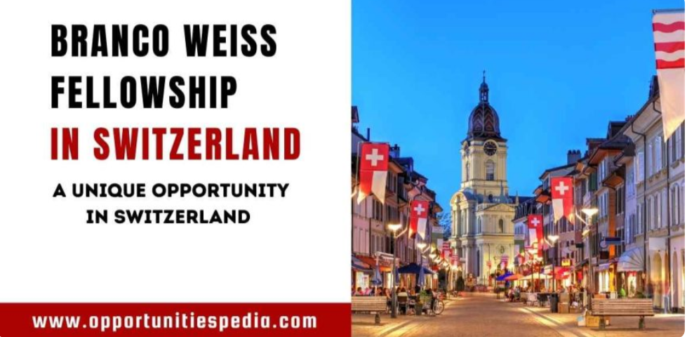 Branco Weiss Fellowship Program 2026 in Switzerland