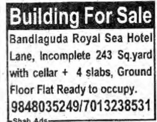 BUILDING FOR SALE